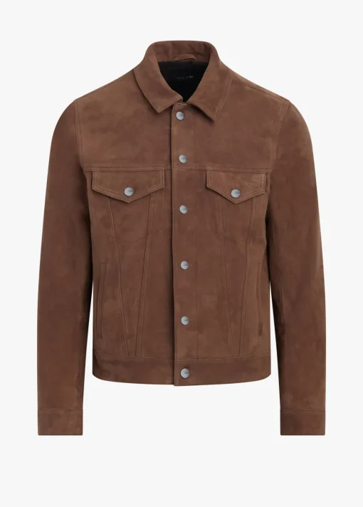 CASH SUEDE TRUCKER JACKET