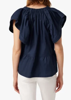 THE ADELYN FLUTTER SLEEVE TOP