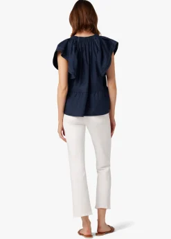 THE ADELYN FLUTTER SLEEVE TOP