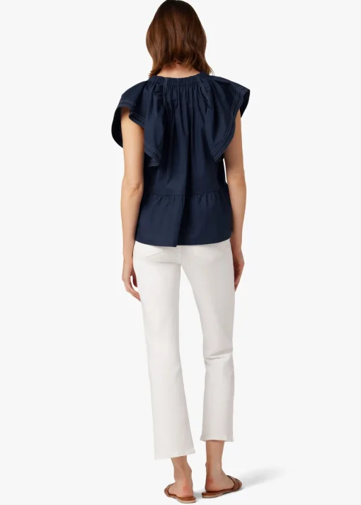 THE ADELYN FLUTTER SLEEVE TOP