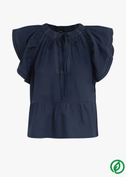 THE ADELYN FLUTTER SLEEVE TOP