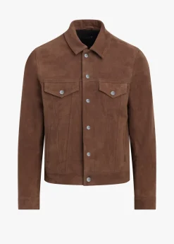 CASH SUEDE TRUCKER JACKET