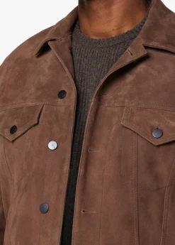 CASH SUEDE TRUCKER JACKET