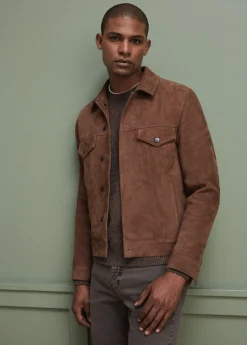 CASH SUEDE TRUCKER JACKET