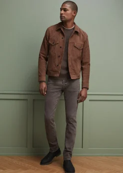 CASH SUEDE TRUCKER JACKET