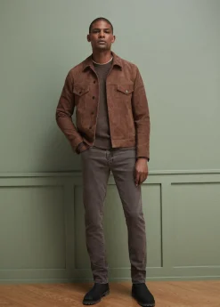 CASH SUEDE TRUCKER JACKET