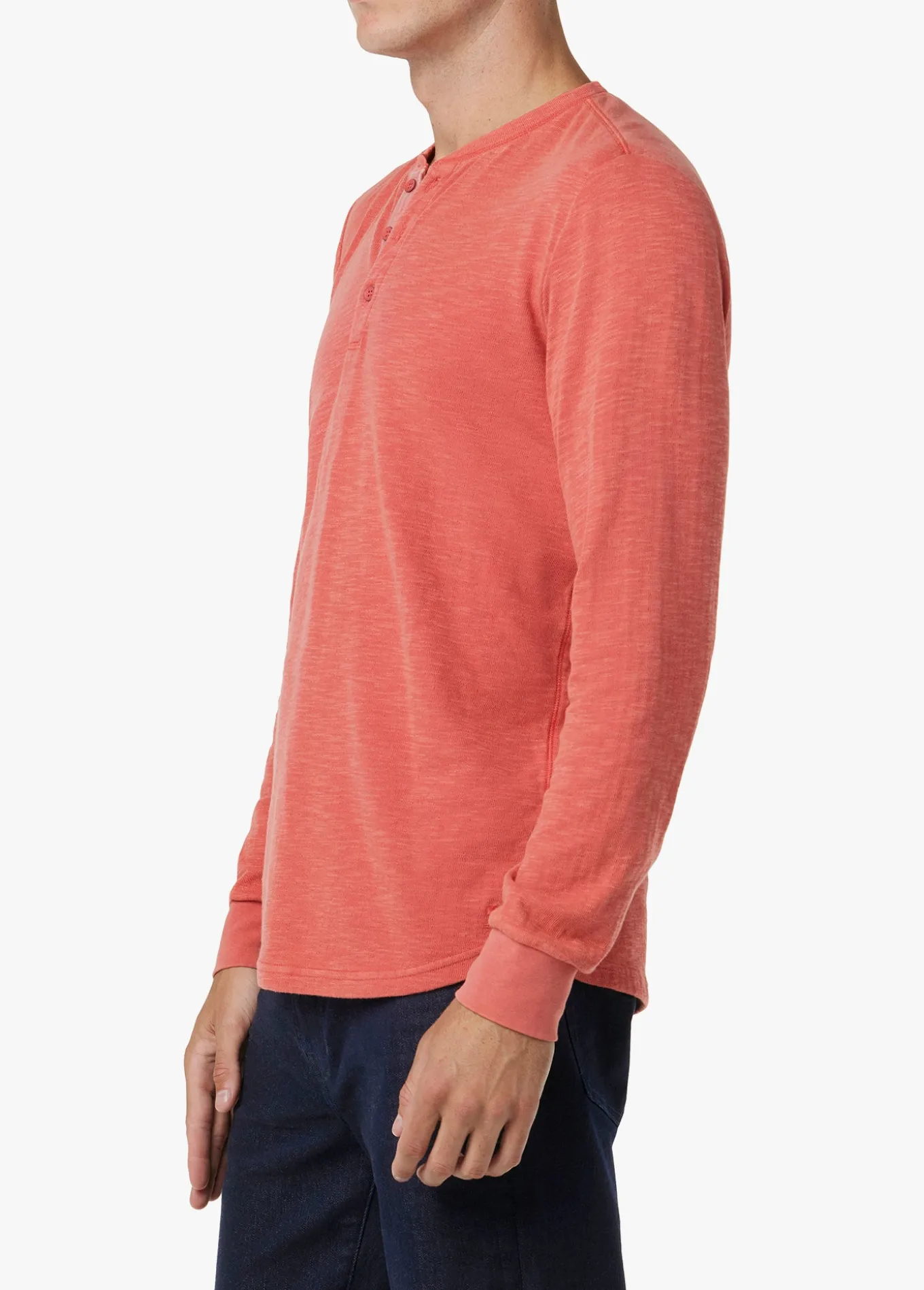 DWIGHT DOUBLE-FACE HENLEY