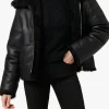 THE LISA REVERSIBLE SHEARLING LEATHER JACKET
