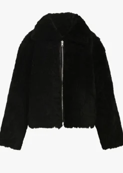 THE LISA REVERSIBLE SHEARLING LEATHER JACKET