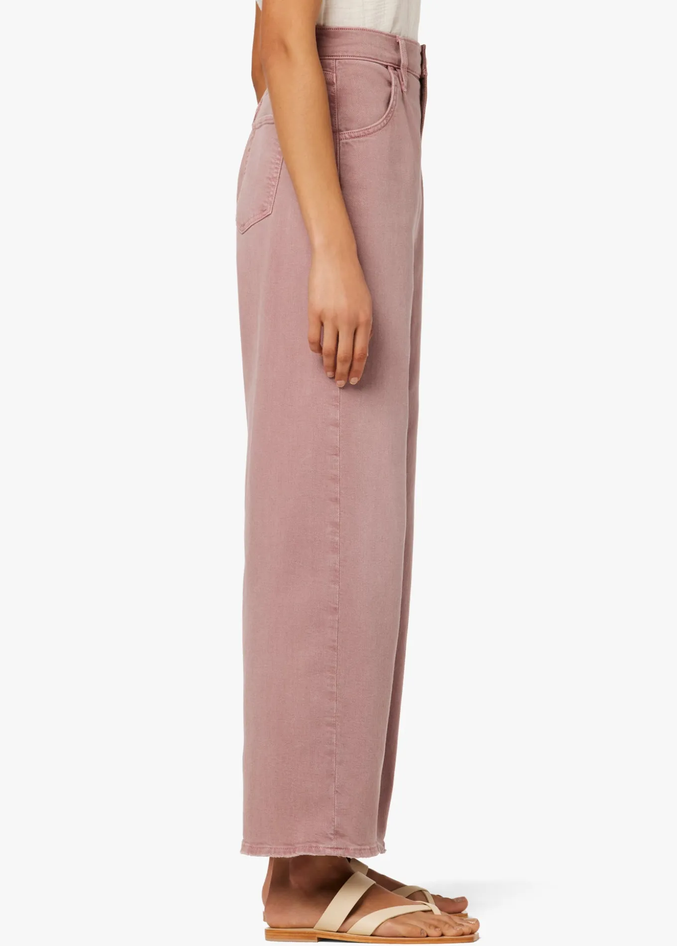 THE PLEATED WIDE LEG ANKLE