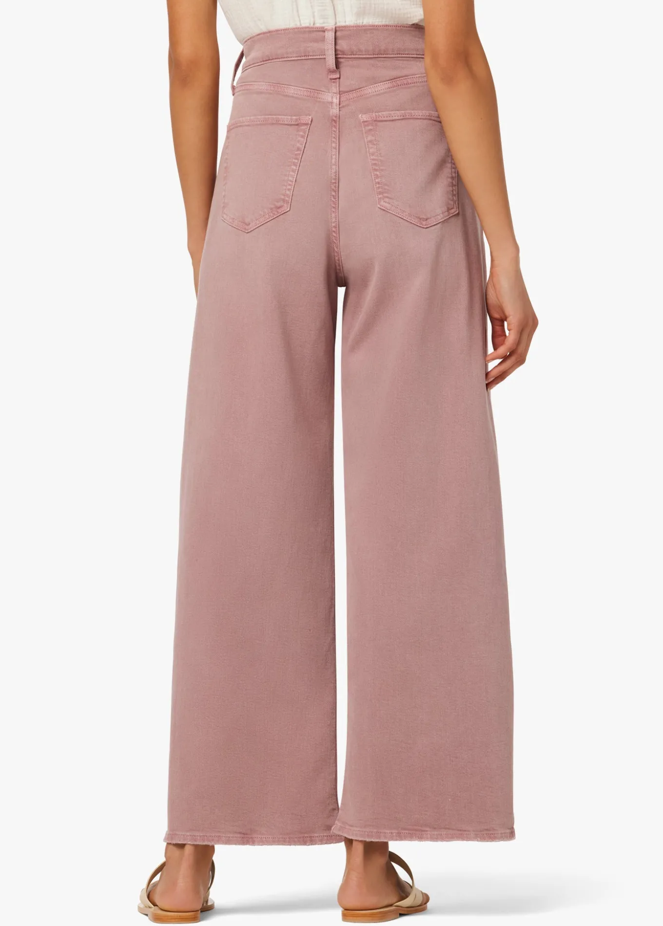 THE PLEATED WIDE LEG ANKLE